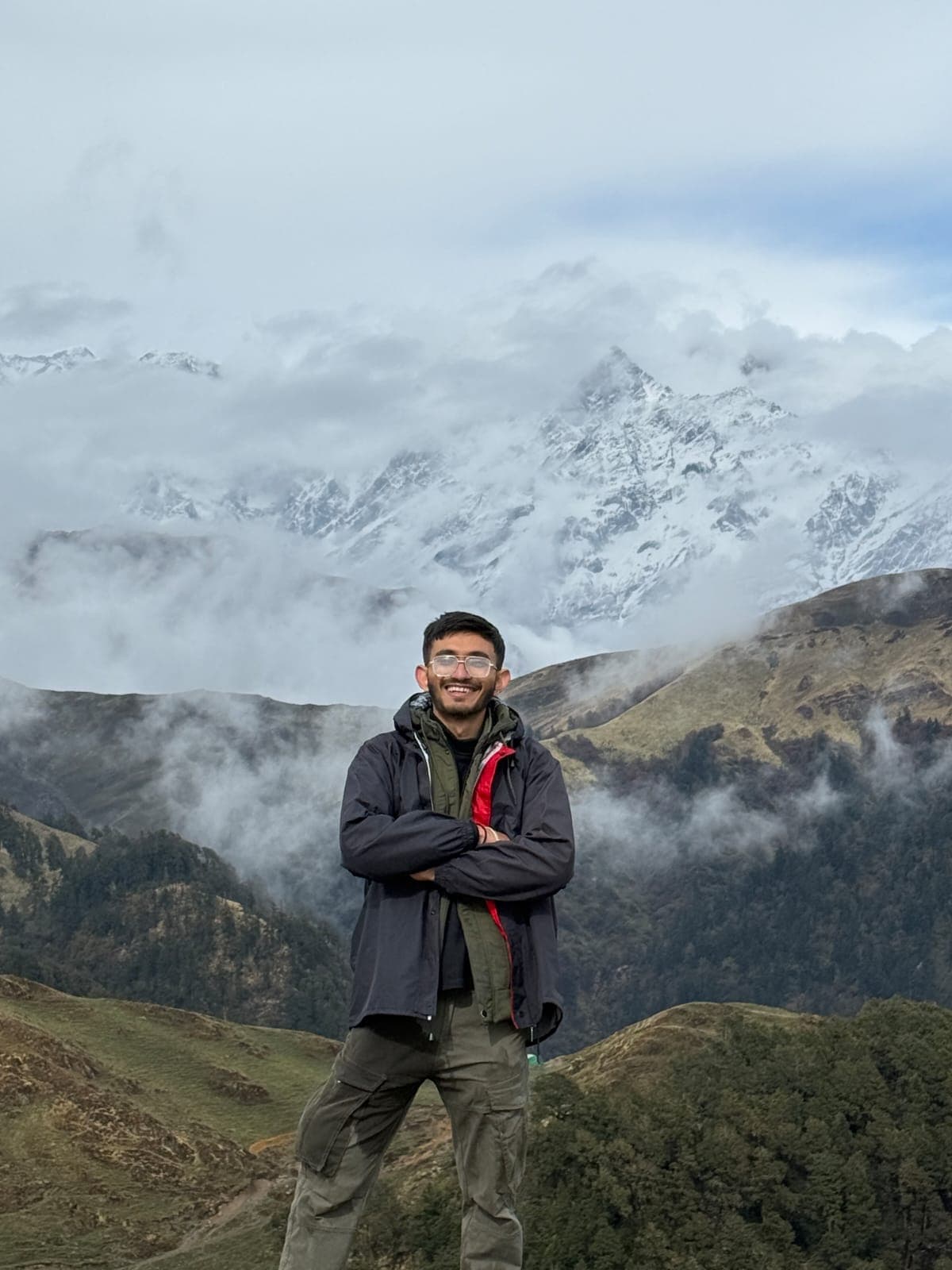 Manav Joshi in the mountains